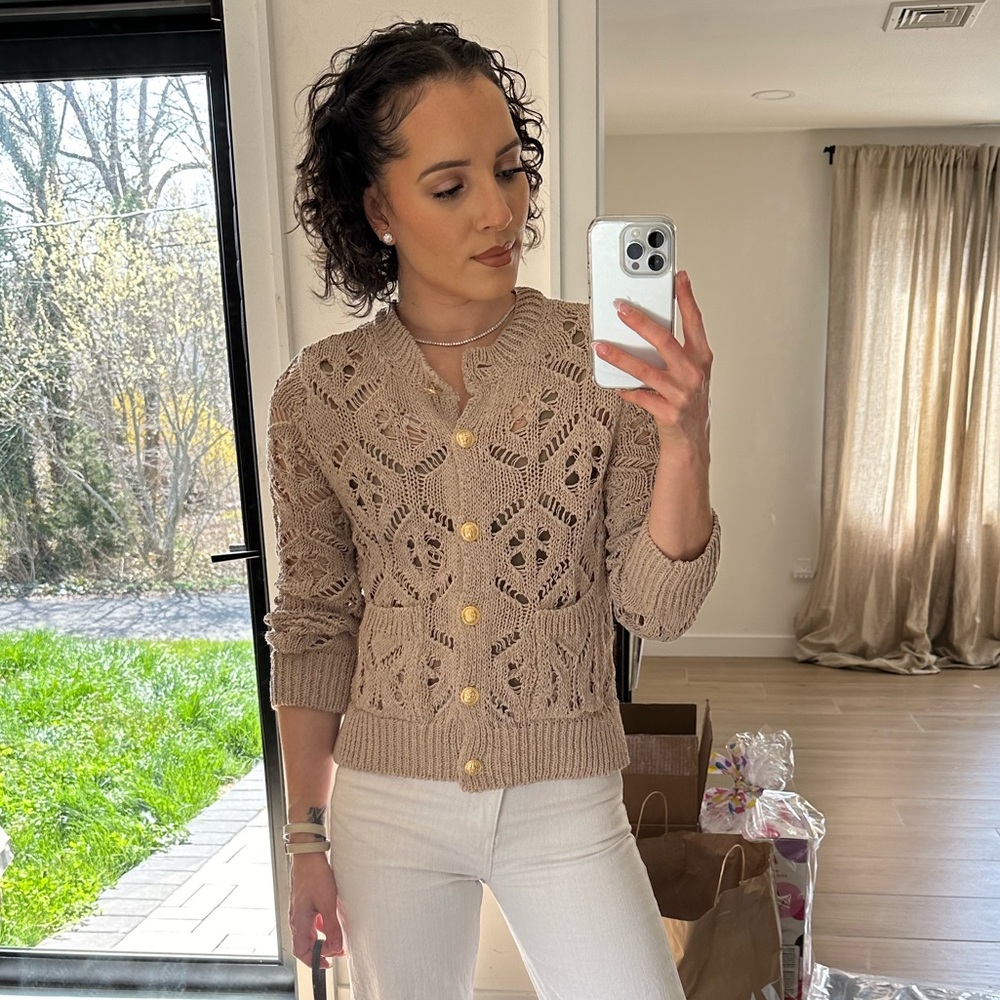 Zara - Brown Knit Cardigan